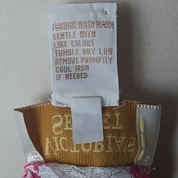 Victorias Secret Vintage Gold Tag Satin Rose Lace Chemise Lingerie Slip … - Picture 13 of 13